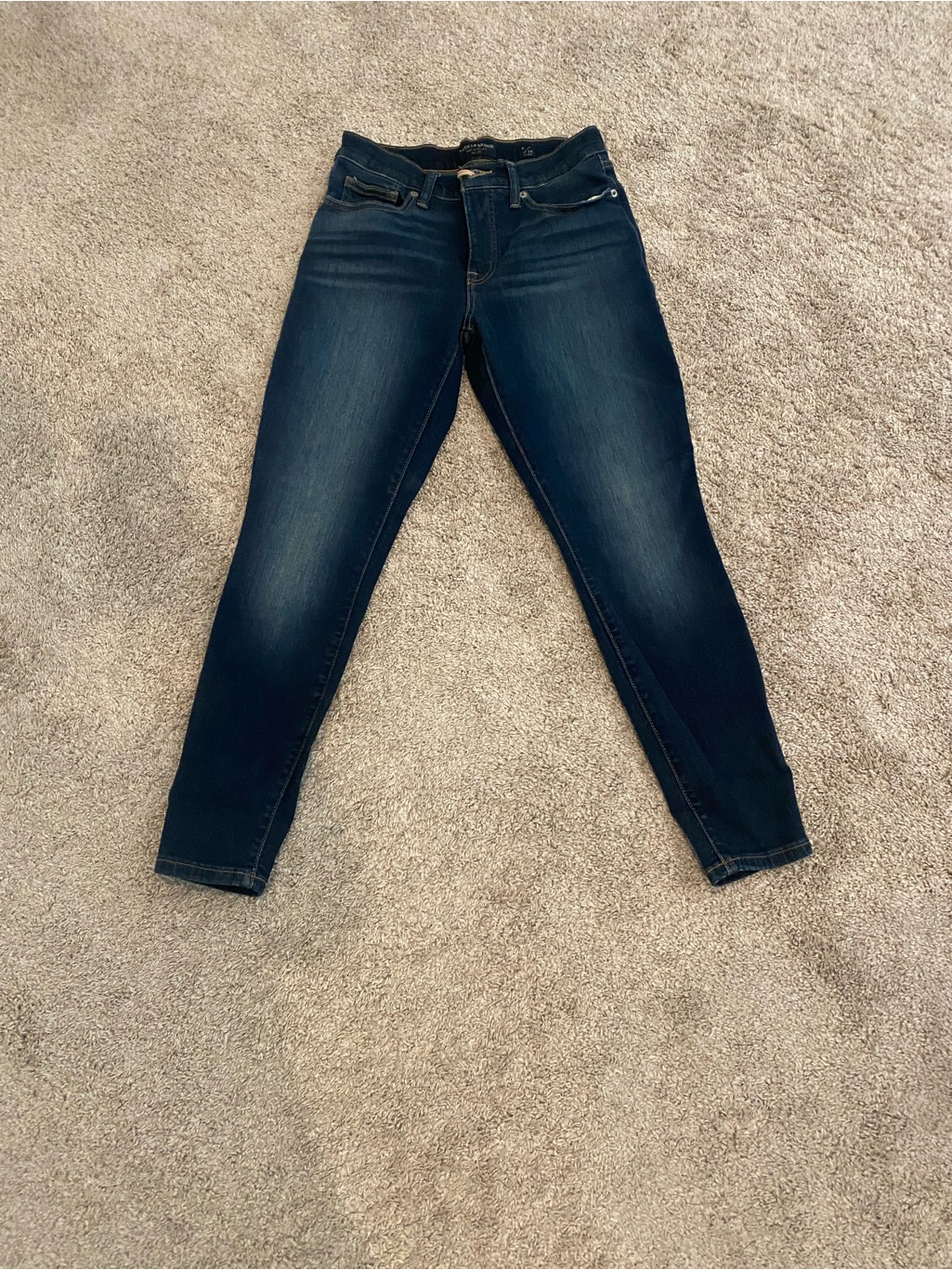 Lucky Brand Dark Indigo Skinny Jeans